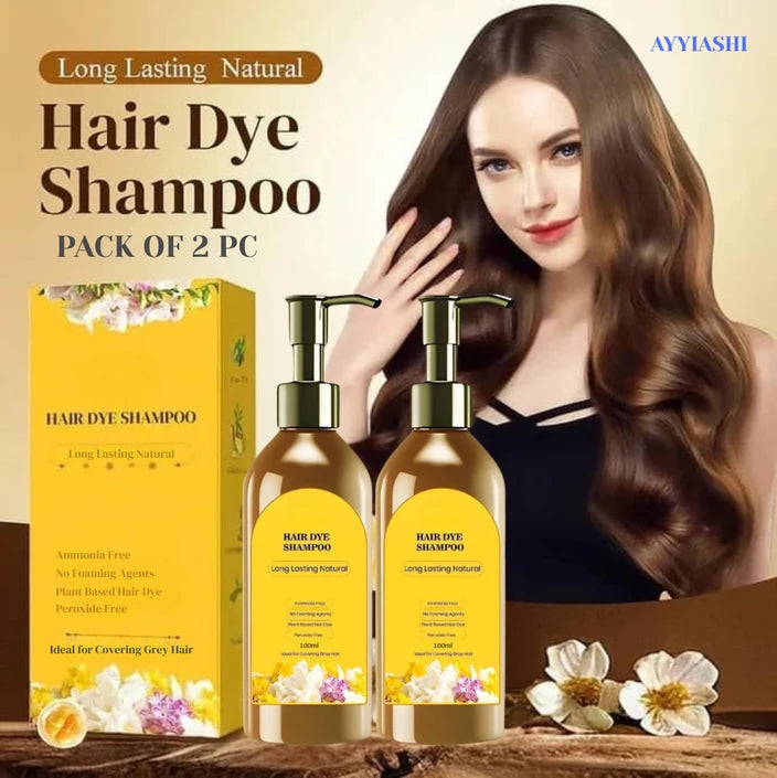 Natural Hair Dye Shampoo(Buy 1 Get 1 Free)