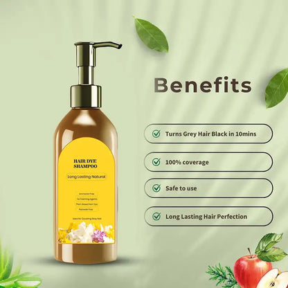Natural Hair Dye Shampoo(Buy 1 Get 1 Free)